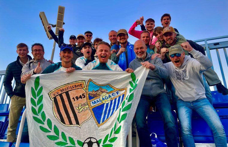 Fans op afstand: amateurvereniging VV Melissant uit Zuid-Holland is groot fan van Málaga CF