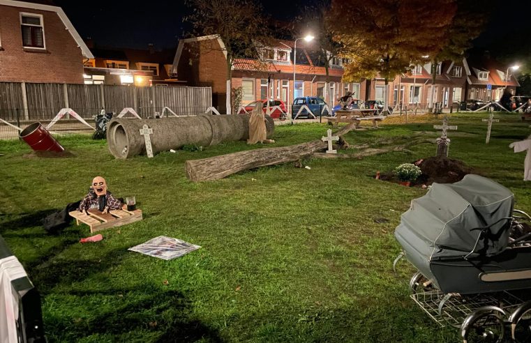 Het Rode Dorp viert Halloween: ”kinderen rennen gillend weg”
