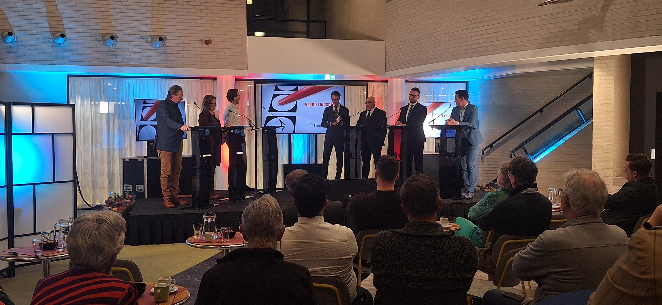 Debatleider Leon staat aan het roer bij slotdebat Steenwijkerland