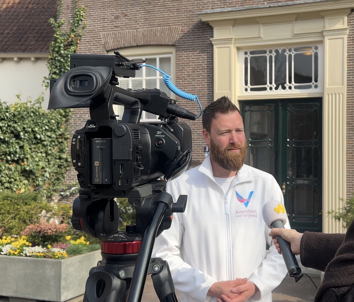 Tom van Lamoen (Amersfoort voor Vrijheid) deed mee met blanco lijst, maar inmiddels kent “bijna heel Amersfoort” zijn partij