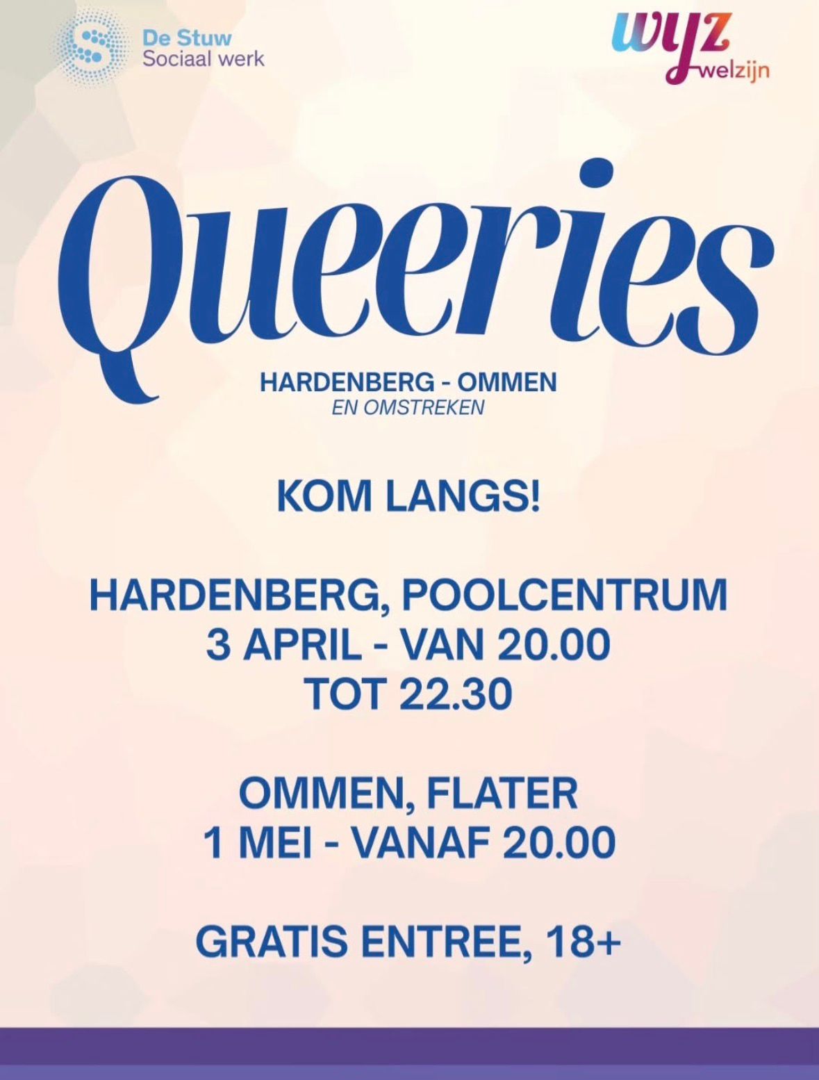 ‘Een veilige eigen plek’: speciale avond voor LHBTIQ+ gemeenschap in Hardenberg