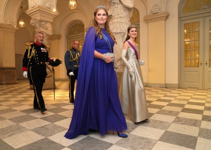 Prinses Amalia bezoekt Deense prins Christian