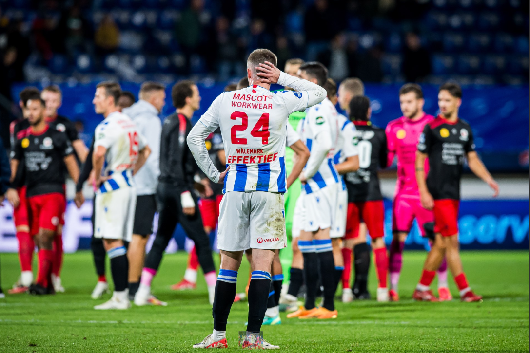 Sc Heerenveen in eigen huis onderuit tegen Excelsior