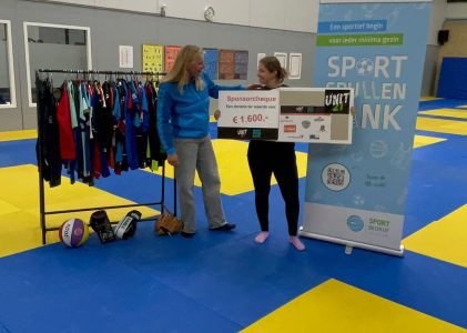 De groei van het aantal bezoekers bij de sportspullenbank in Lelystad blijft gelijk