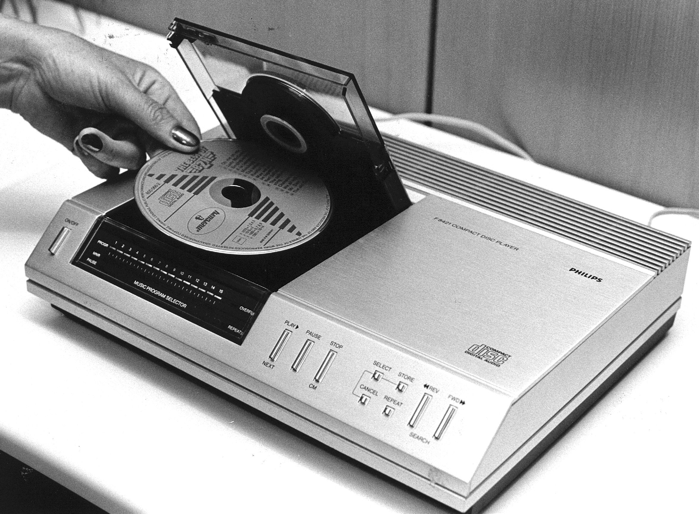 Het 45-jarig bestaan van de Philips cd-speler