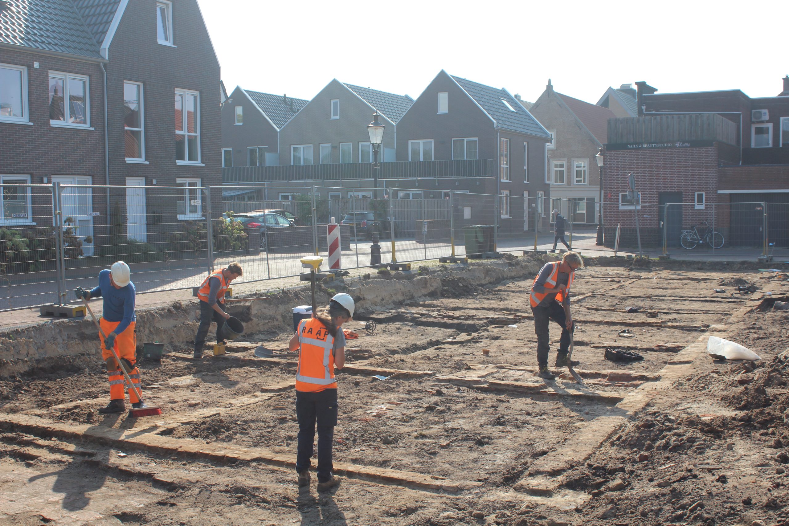 Van lege grasvlakte tot archeologisch speelveld