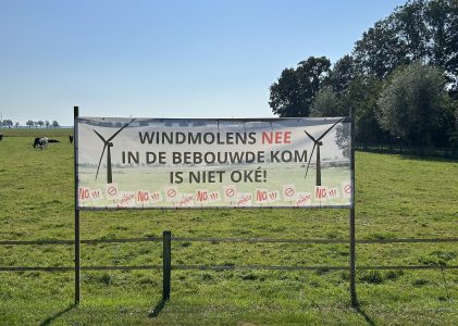 Bewoners verzetten zich tegen plannen Oegema logistics+