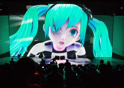 Hologram Hatsune Miku is het geluid van de toekomst