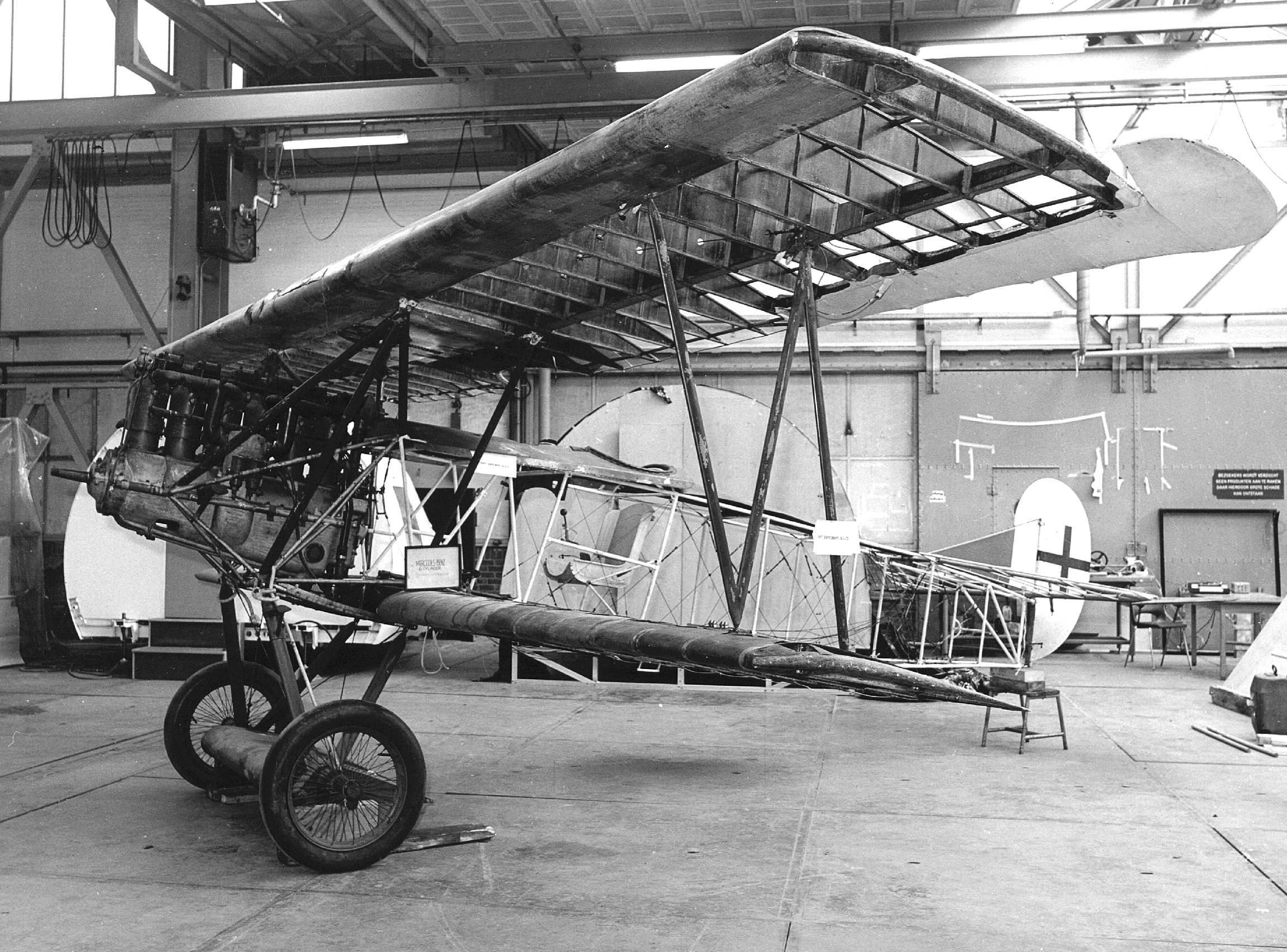 Het jachtvliegtuig De Fokker D.VII Bron: ANP Foto