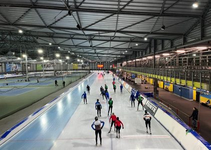 Schaatskoorts door vrieskou