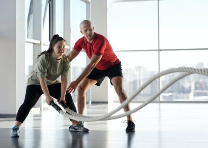 Begeleiding in sportschool is bevorderlijk