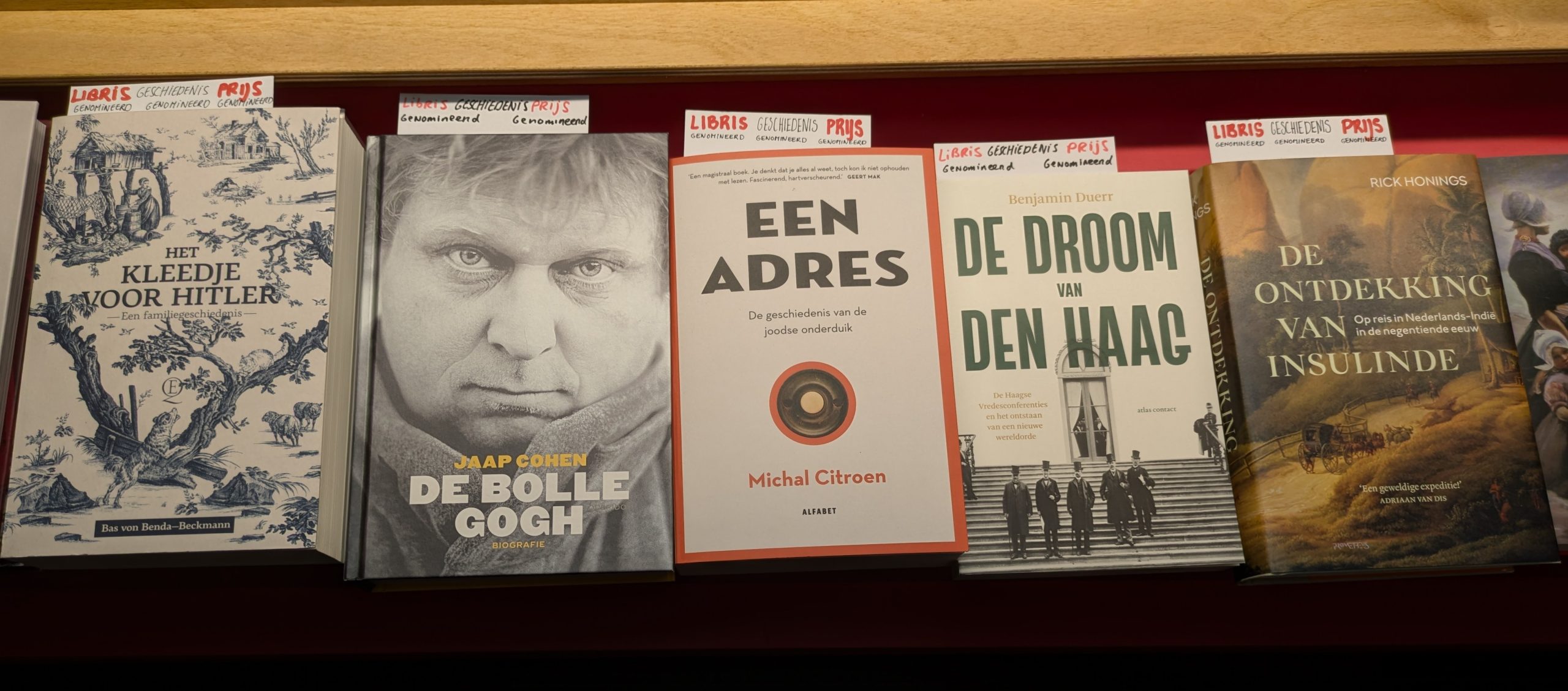 Ook jongeren genomineerd voor de Libris Geschiedenis Prijs