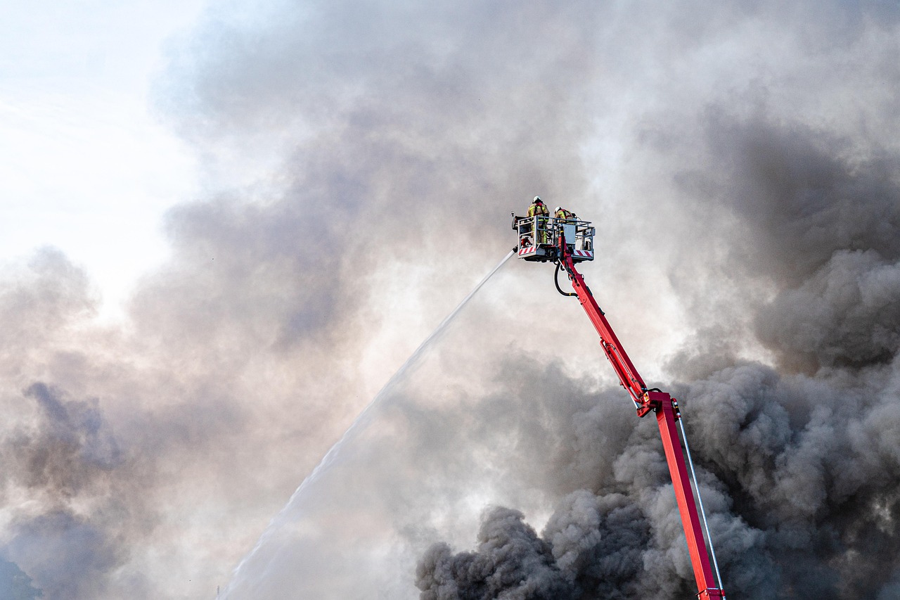 brandweer tijdens een oefening in 2024 Foto: Pixabay