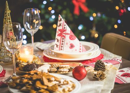 Driegangendiner met kerst in eetstoorniskliniek Changes GGZ