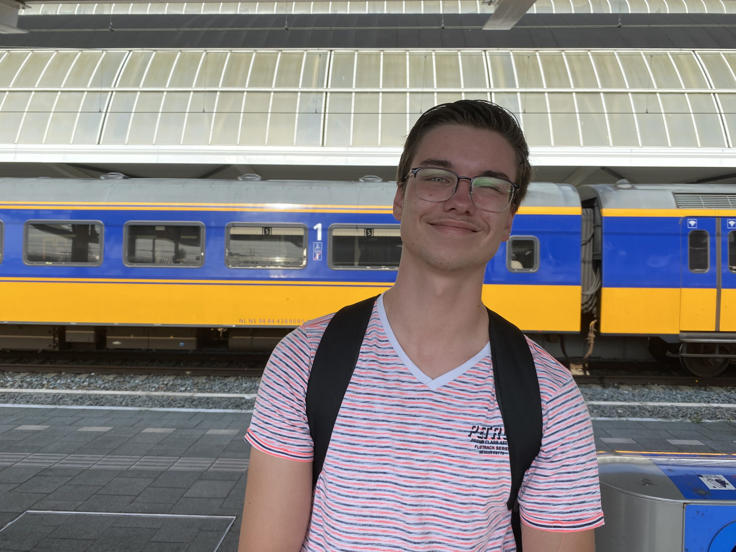 “Dit is pas mijn tweede keer met de trein” 