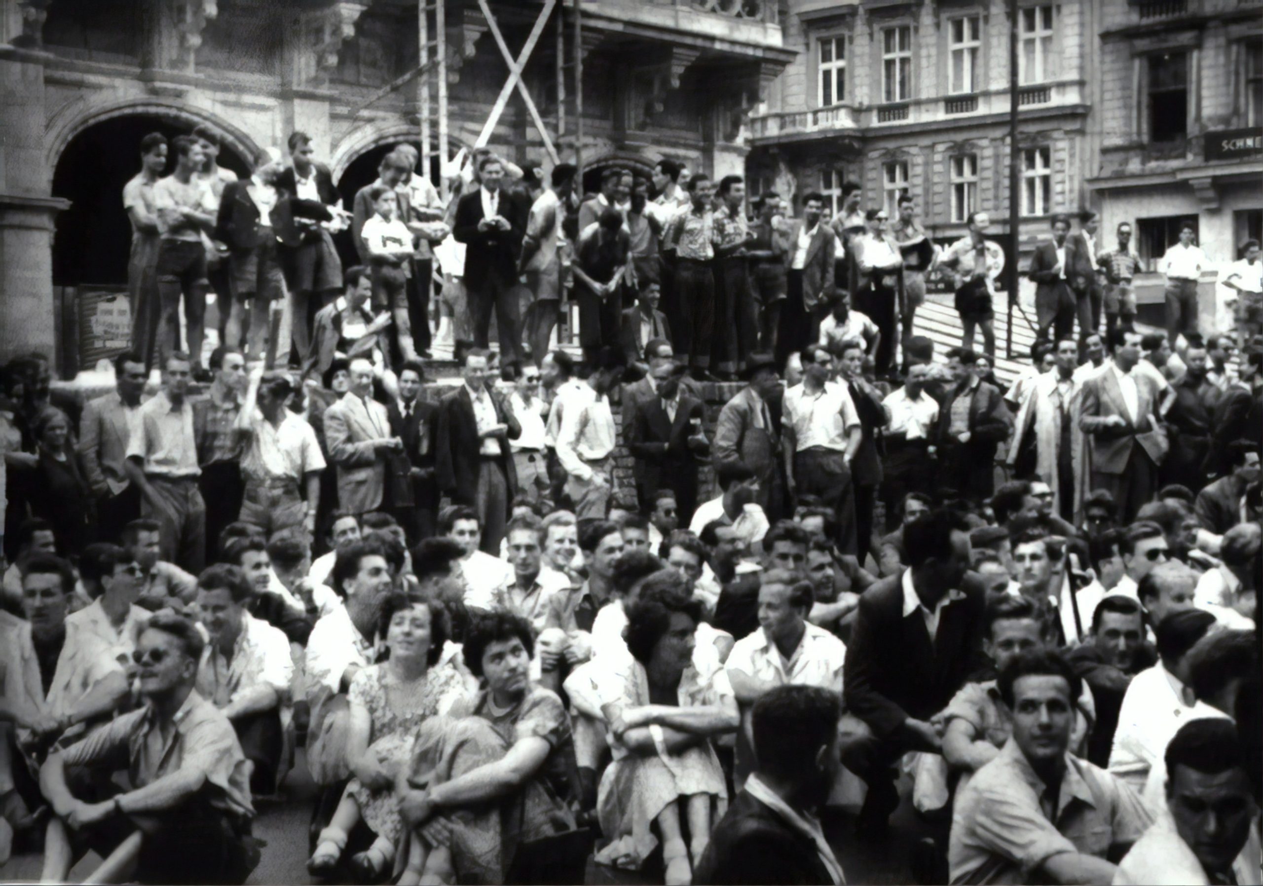 Studenten protesteren in Den Haag