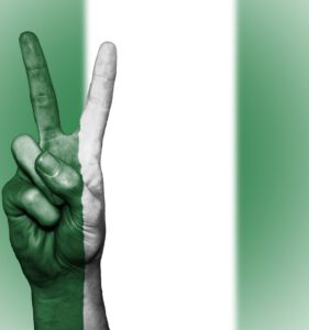Nigerianen marcheren voor geliefde presidentskandidaat 