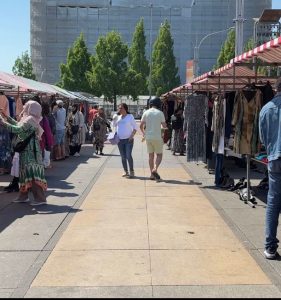 Hoge temperaturen op de jaarmarkt in Slotermeer