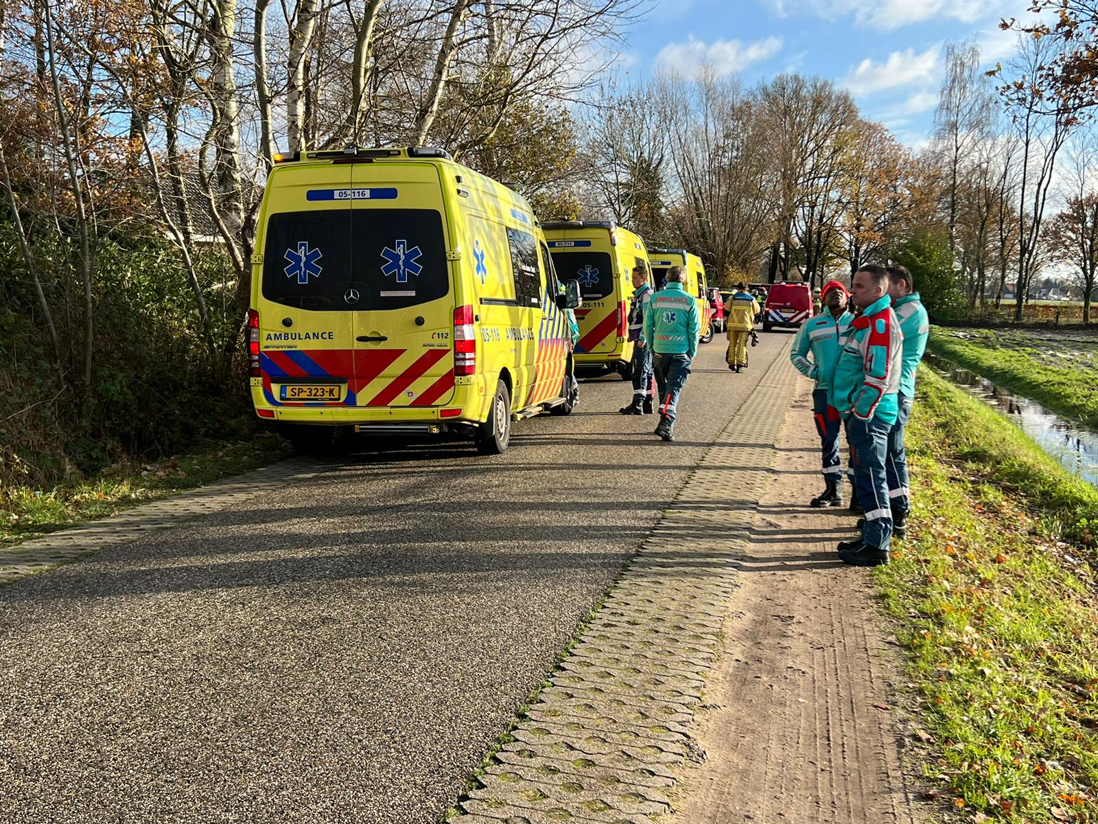 Twee agenten onwel door ammoniakgeur