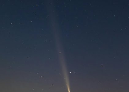 Meteoor Tsuchinshan komt deze maand na 80.000 jaar weer langs