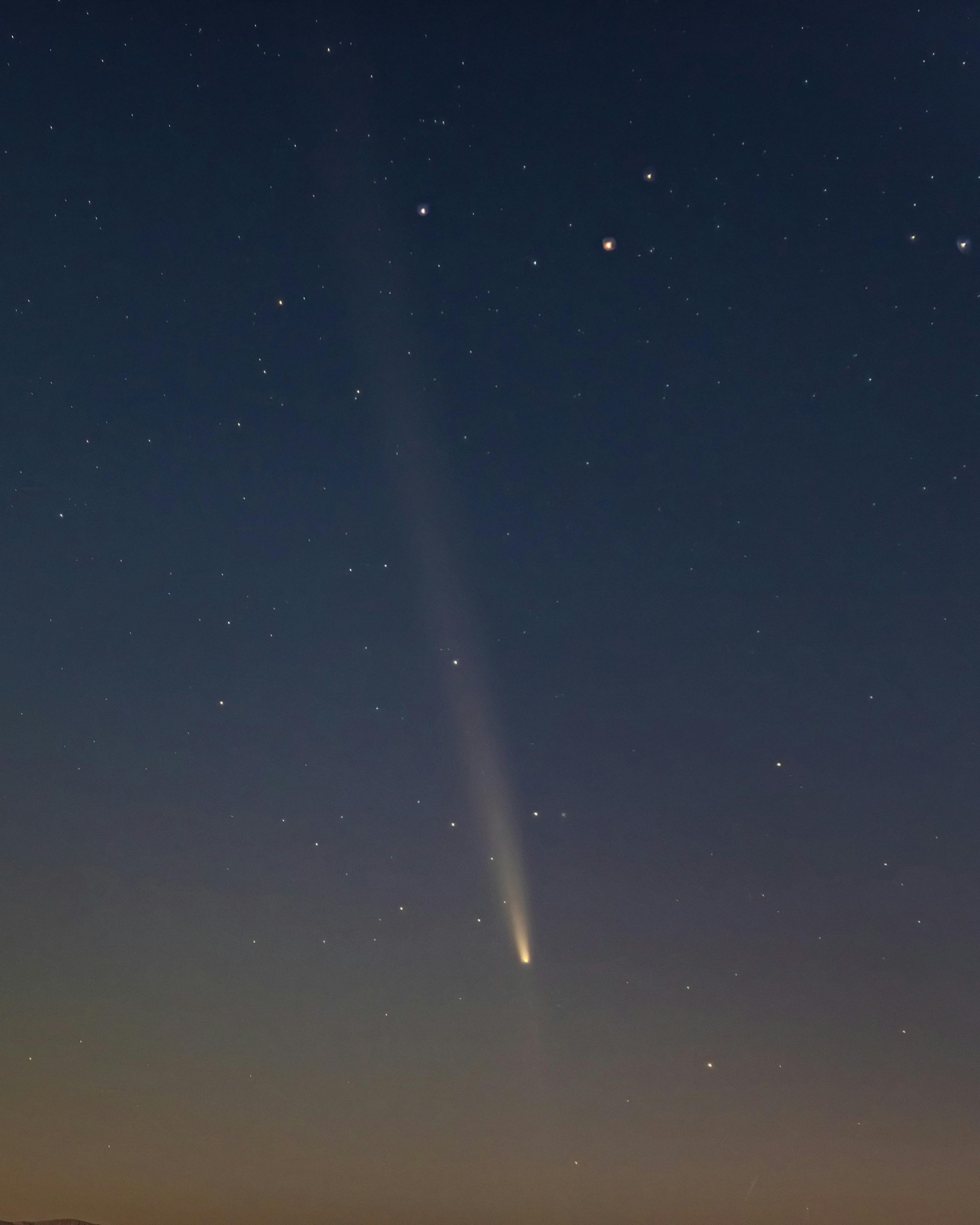 Meteoor Tsuchinshan komt deze maand na 80.000 jaar weer langs