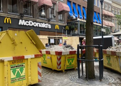 McDonald’s Zwolle-Centrum tijdelijk gesloten vanwege verbouwing