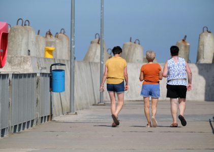 Meters met diabetes: mensen verleggen hun grenzen tijdens eindevenement.                  